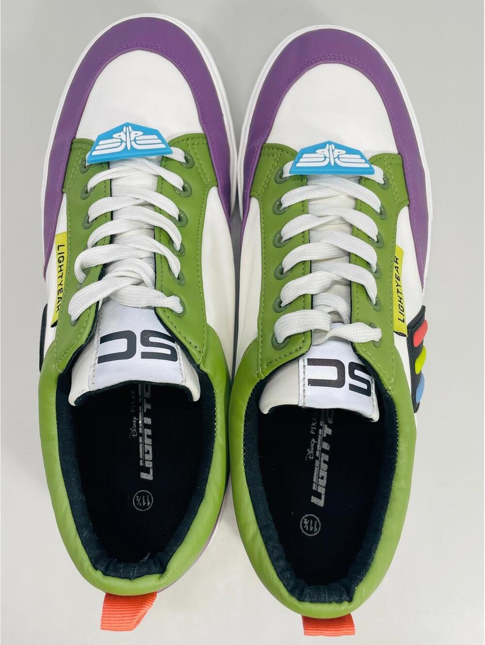 Disney Pixar Buzz Lightyear Toy Story Sneaker Lace Up Shoe Mens 11.5 - Picture 10 of 14